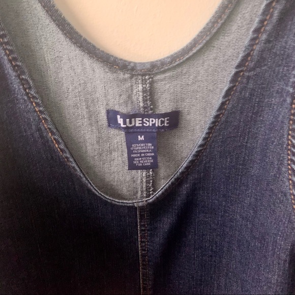 Jean overall dress - Picture 3 of 4